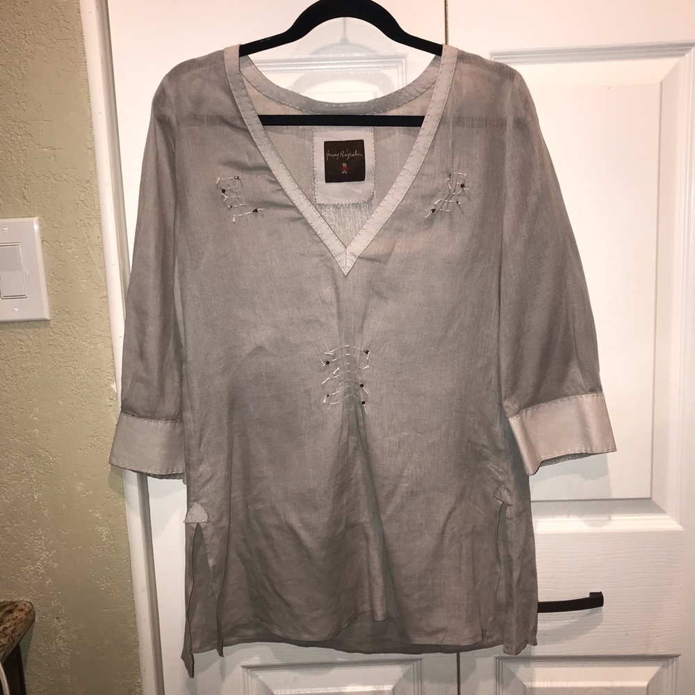 Heuoy Beyueliu LINEN Top size Small Euro 40